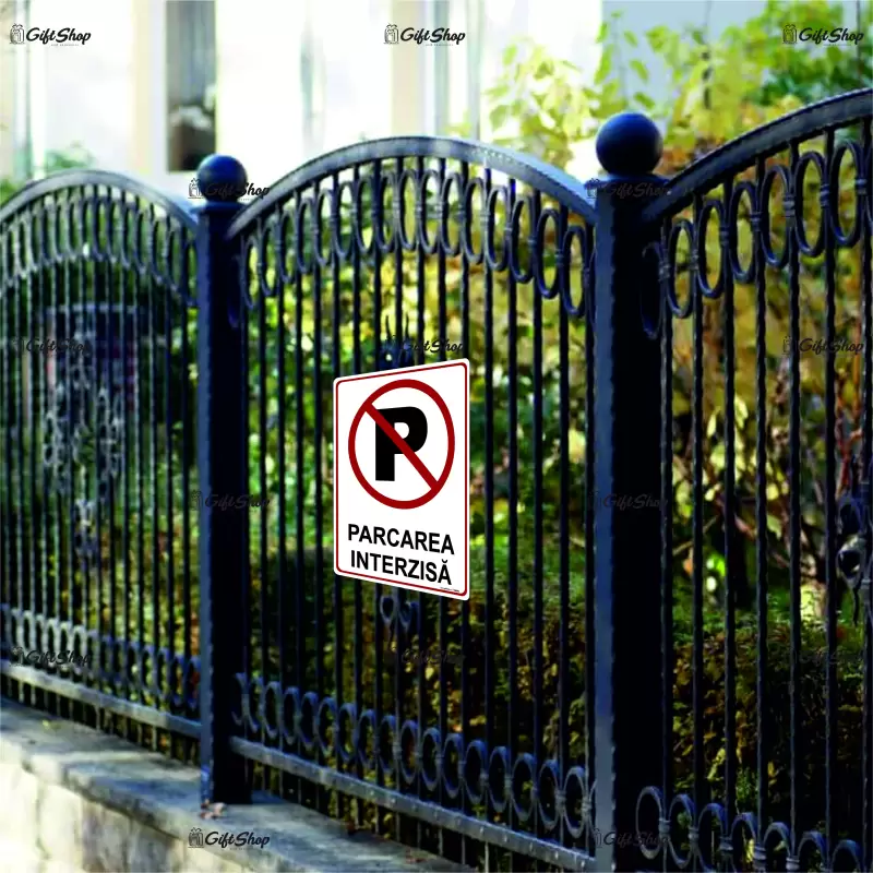 Parcarea interzisa, indicator  100x150 mm